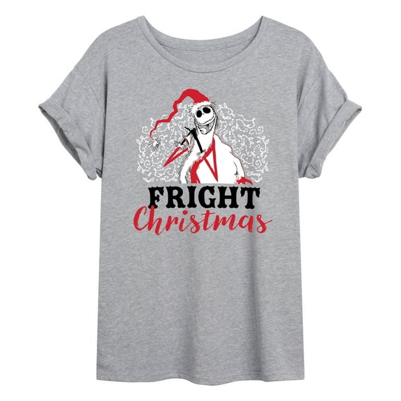 The Nightmare Before Christmas - Fright Christmas - Juniors Ideal Flowy Muscle T-Shirt