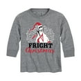 thumbnail image 1 of The Nightmare Before Christmas - Fright Christmas - Toddler And Youth Long Sleeve Graphic T-Shirt, 1 of 5