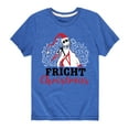 thumbnail image 1 of The Nightmare Before Christmas - Fright Christmas - Toddler And Youth Short Sleeve Graphic T-Shirt, 1 of 5