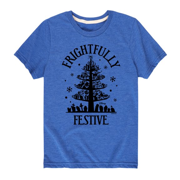 The Nightmare Before Christmas - Frightfully Festive - Toddler And Youth Short Sleeve Graphic T-Shirt