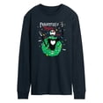thumbnail image 1 of The Nightmare Before Christmas - Frightfully Festive Wreath - Men's Long Sleeve T-Shirt, 1 of 5