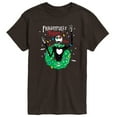 thumbnail image 1 of The Nightmare Before Christmas - Frightfully Festive Wreath - Men's Short Sleeve Graphic T-Shirt, 1 of 4