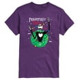 thumbnail image 1 of The Nightmare Before Christmas - Frightfully Festive Wreath - Men's Short Sleeve Graphic T-Shirt, 1 of 4