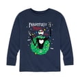 thumbnail image 1 of The Nightmare Before Christmas - Frightfully Festive Wreath - Toddler And Youth Long Sleeve Graphic T-Shirt, 1 of 5