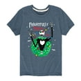 thumbnail image 1 of The Nightmare Before Christmas - Frightfully Festive Wreath - Toddler And Youth Short Sleeve Graphic T-Shirt, 1 of 5