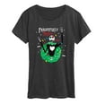 thumbnail image 1 of The Nightmare Before Christmas - Frightfully Festive Wreath - Women's Short Sleeve Graphic T-Shirt, 1 of 5
