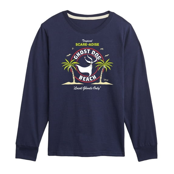 The Nightmare Before Christmas - Ghost Dog Beach - Toddler And Youth Long Sleeve Graphic T-Shirt
