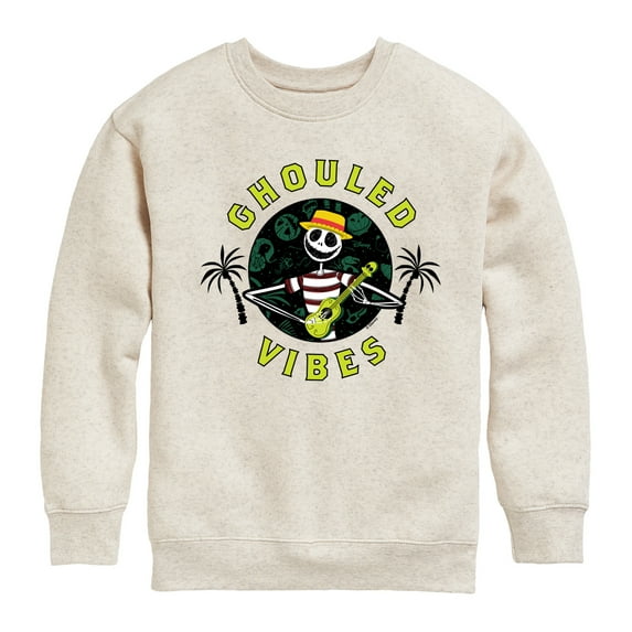 The Nightmare Before Christmas - Ghouled Vibes - Toddler And Youth Crewneck Fleece Sweatshirt