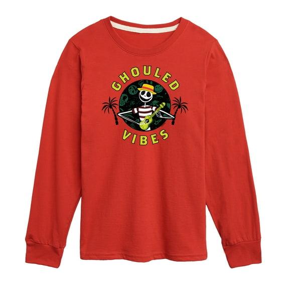 The Nightmare Before Christmas - Ghouled Vibes - Toddler And Youth Long Sleeve Graphic T-Shirt