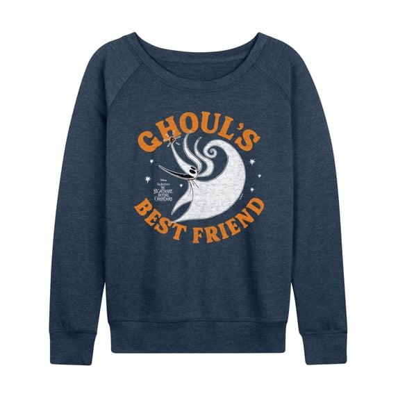 The Nightmare Before Christmas - Ghouls Best Friend - Women's French Terry Long Sleeve Pullover