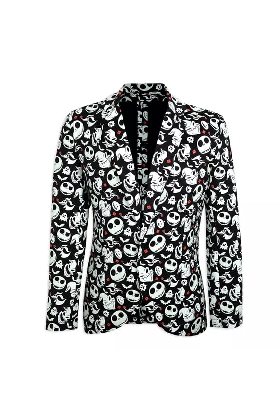 The Nightmare Before Christmas Glow-in-the-Dark Jacket for Adults Size L/XL - Costume Dress Up