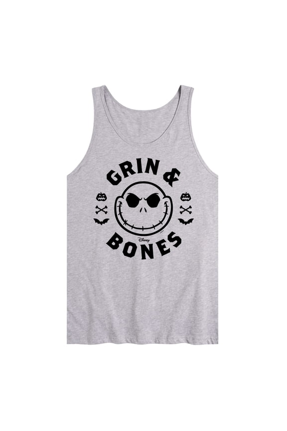 - Grin And Bones - Men's Jersey Tank Top