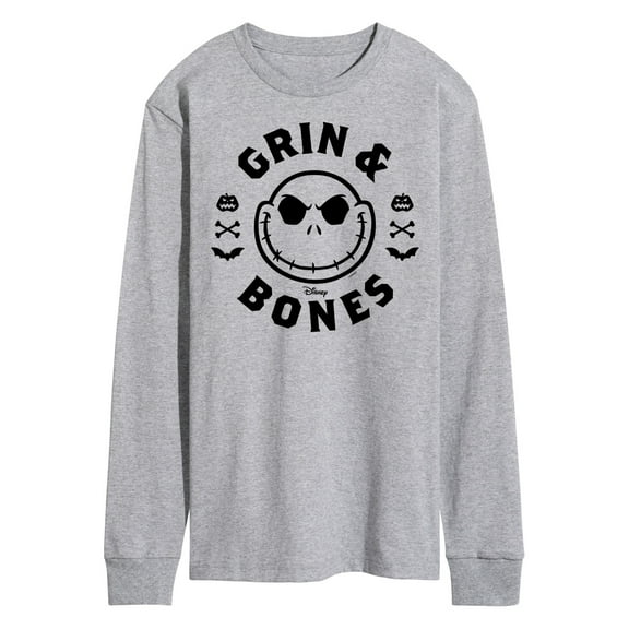 The Nightmare Before Christmas - Grin And Bones - Men's Long Sleeve T-Shirt