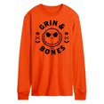 thumbnail image 1 of The Nightmare Before Christmas - Grin And Bones - Men's Long Sleeve T-Shirt, 1 of 1