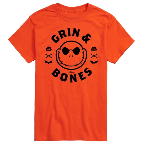 The Nightmare Before Christmas - Grin And Bones - Men's Short Sleeve Graphic T-Shirt
