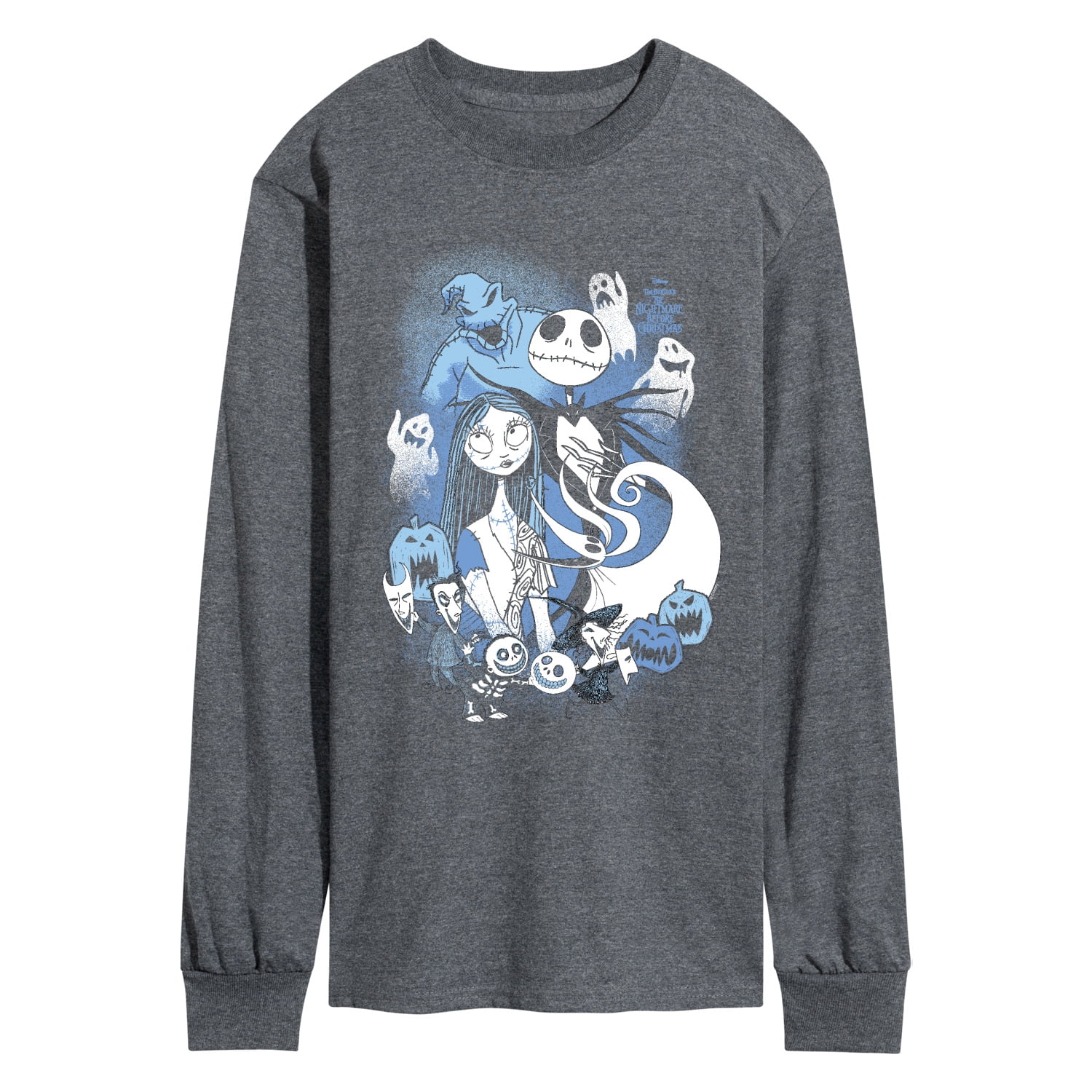 The Nightmare Before Christmas - Group - Men's Long Sleeve Graphic T ...