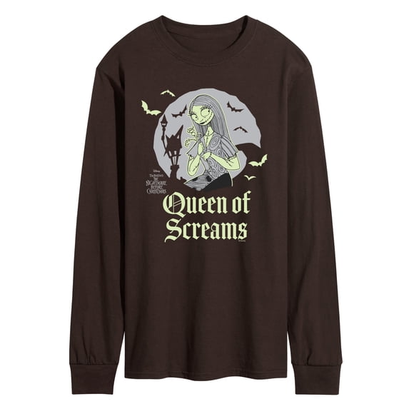 The Nightmare Before Christmas - Hallo Queen - Men's Long Sleeve Graphic T-Shirt