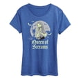 thumbnail image 1 of The Nightmare Before Christmas - Hallo Queen - Women's Short Sleeve Graphic T-Shirt, 1 of 4