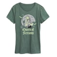 thumbnail image 1 of The Nightmare Before Christmas - Hallo Queen - Women's Short Sleeve Graphic T-Shirt, 1 of 4