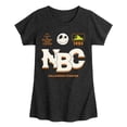 thumbnail image 1 of The Nightmare Before Christmas - Halloween Forever Girls' Fitted Short Sleeve Graphic T-Shirt, 1 of 5