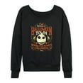 thumbnail image 1 of The Nightmare Before Christmas - Halloween Town Sign - Women's Lightweight French Terry Long Sleeve Shirt, 1 of 5