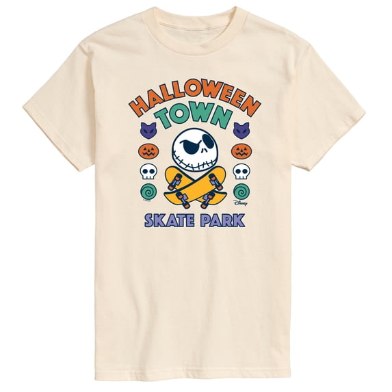 The Nightmare Before Christmas - Halloween Town Skate Park - Men's Short Sleeve Graphic T-Shirt