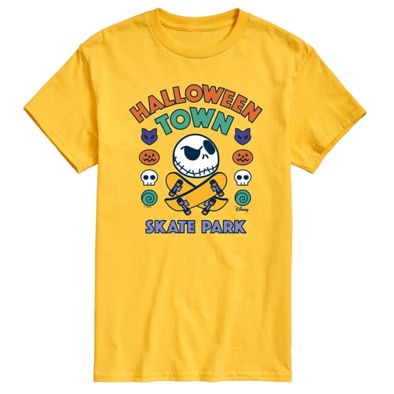 The Nightmare Before Christmas - Halloween Town Skate Park - Men's Short Sleeve Graphic T-Shirt