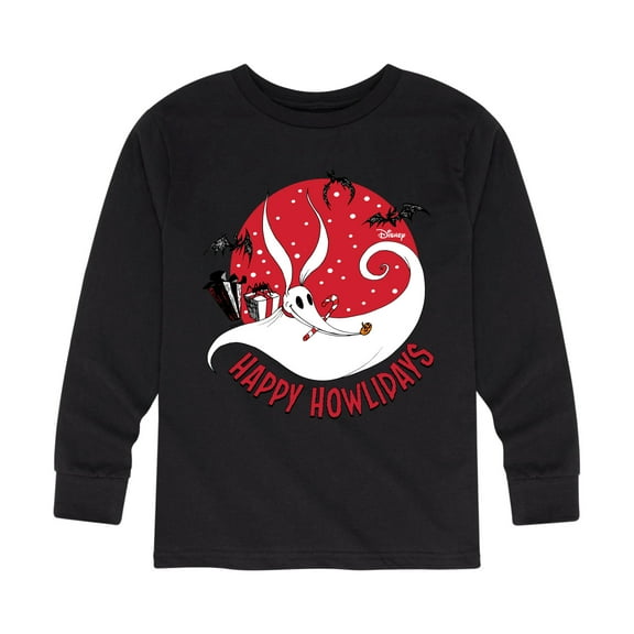 The Nightmare Before Christmas - Happy Howlidays - Toddler And Youth Long Sleeve Graphic T-Shirt