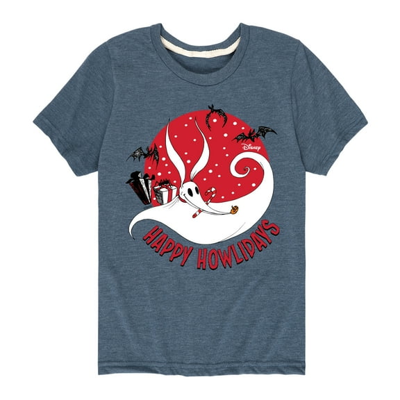 The Nightmare Before Christmas - Happy Howlidays - Toddler And Youth Short Sleeve Graphic T-Shirt