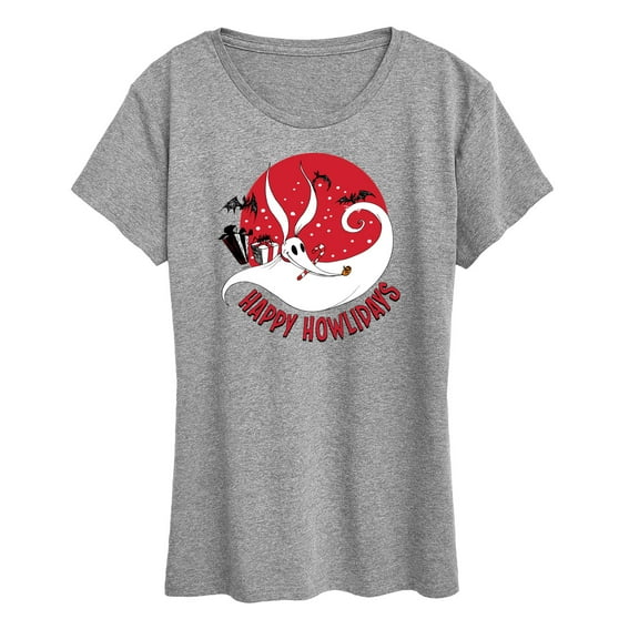 The Nightmare Before Christmas - Happy Howlidays - Women's Short Sleeve Graphic T-Shirt