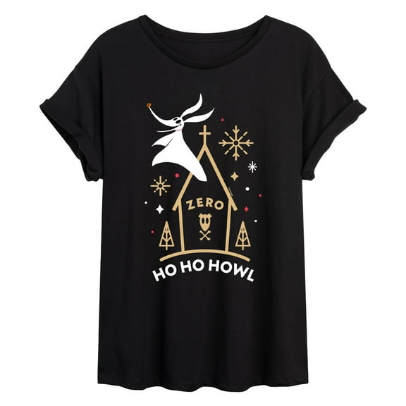 The Nightmare Before Christmas - Ho Ho Howl - Women's Oversized T-Shirt