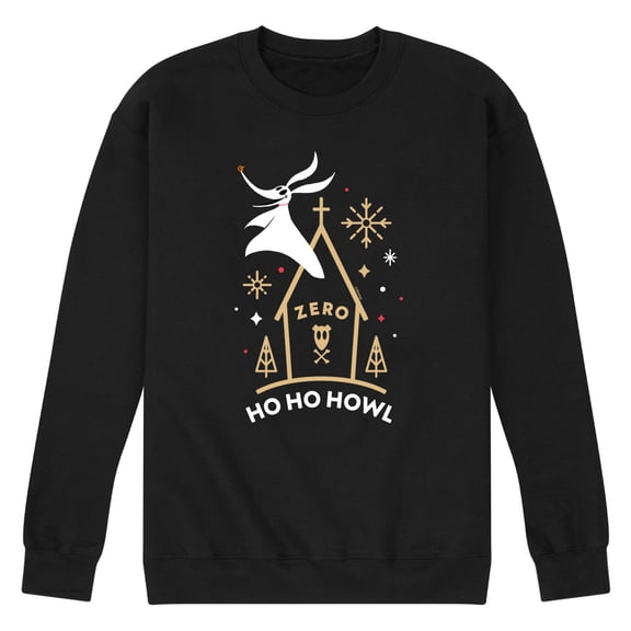 The Nightmare Before Christmas - Ho Ho Howl - Men's Crew Neck Fleece Pullover