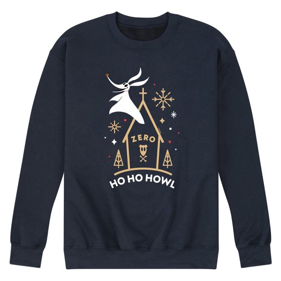 The Nightmare Before Christmas - Ho Ho Howl - Men's Crew Neck Fleece Pullover