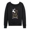 thumbnail image 1 of The Nightmare Before Christmas - Ho Ho Howl - Women's Lightweight French Terry Long Sleeve Shirt, 1 of 5