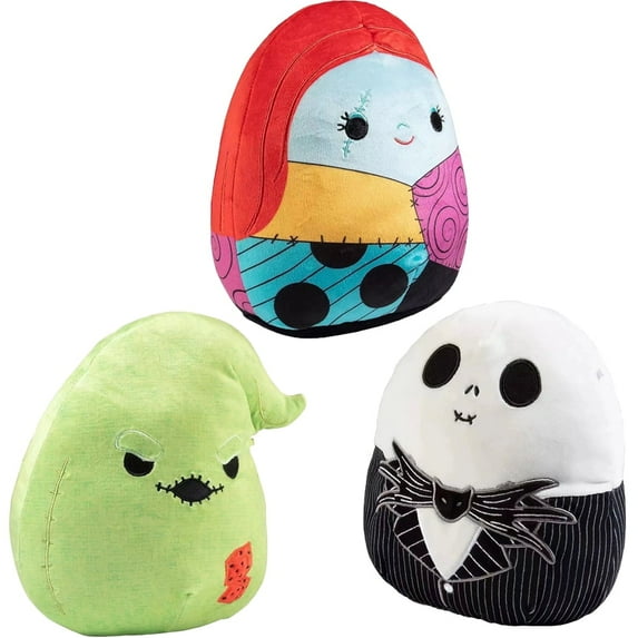 The Nightmare Before Christmas Holiday Plush Cute and Soft Stuffed Animal Toy Great Gift for Kids/3PCS