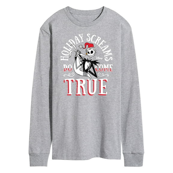 The Nightmare Before Christmas - Holiday Screams Come True - Men's Long Sleeve T-Shirt