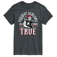 thumbnail image 1 of The Nightmare Before Christmas - Holiday Screams Come True - Men's Short Sleeve Graphic T-Shirt, 1 of 5