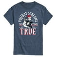 thumbnail image 1 of The Nightmare Before Christmas - Holiday Screams Come True - Men's Short Sleeve Graphic T-Shirt, 1 of 5