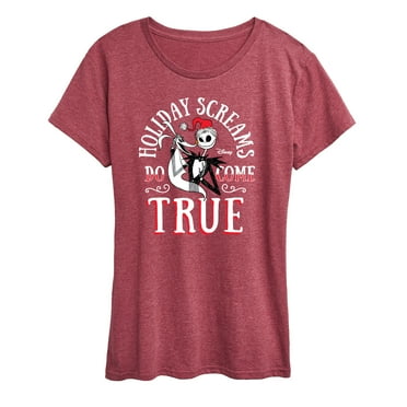 The Nightmare Before Christmas - Holiday Screams Come True - Women's Short Sleeve Graphic T-Shirt