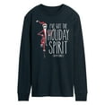 thumbnail image 1 of The Nightmare Before Christmas - Holiday Spirit In My Bones - Men's Long Sleeve T-Shirt, 1 of 5