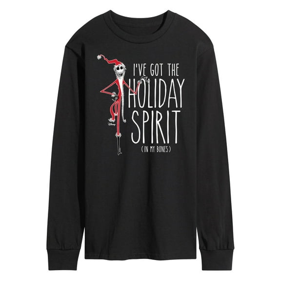 The Nightmare Before Christmas - Holiday Spirit In My Bones - Men's Long Sleeve T-Shirt