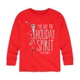 thumbnail image 1 of The Nightmare Before Christmas - Holiday Spirit In My Bones - Toddler And Youth Long Sleeve Graphic T-Shirt, 1 of 5