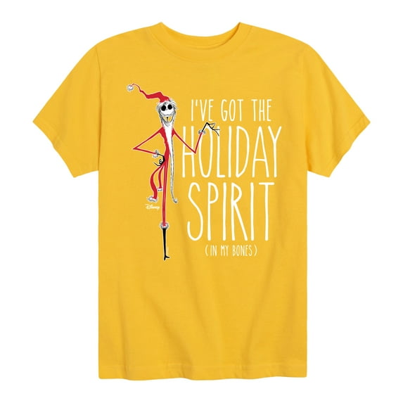 The Nightmare Before Christmas - Holiday Spirit In My Bones - Toddler And Youth Short Sleeve Graphic T-Shirt