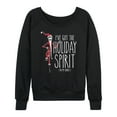 thumbnail image 1 of The Nightmare Before Christmas - Holiday Spirit In My Bones - Women's Lightweight French Terry Long Sleeve Shirt, 1 of 5
