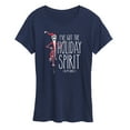 thumbnail image 1 of The Nightmare Before Christmas - Holiday Spirit In My Bones - Women's Short Sleeve Graphic T-Shirt, 1 of 5