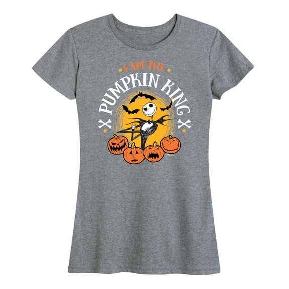 The Nightmare Before Christmas - I Am The Pumpkin King - Women's Short Sleeve Graphic T-Shirt