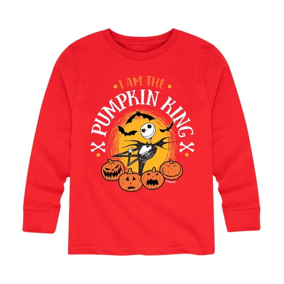 The Nightmare Before Christmas - I Am The Pumpkin King - Youth Long Sleeve Graphic T-Shirt