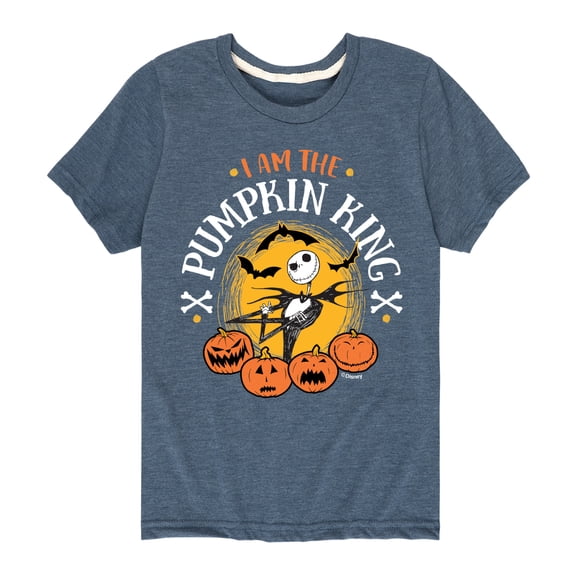 The Nightmare Before Christmas - I Am The Pumpkin King - Youth Short Sleeve Graphic T-Shirt