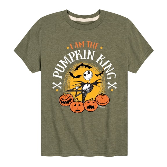 The Nightmare Before Christmas - I Am The Pumpkin King - Youth Short Sleeve Graphic T-Shirt