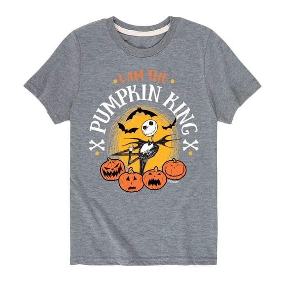 The Nightmare Before Christmas - I Am The Pumpkin King - Youth Short Sleeve Graphic T-Shirt